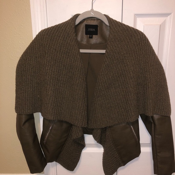 Guess Leather Jacket - Picture 1 of 9